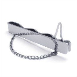 Elegant Shape Color Brilliancy Superior Quality Titanium Tie Clips