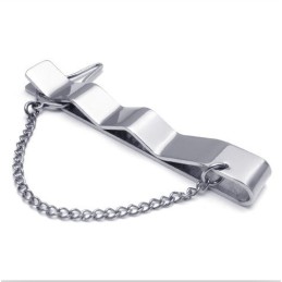 Elegant Shape Color Brilliancy Superior Quality Titanium Tie Clips