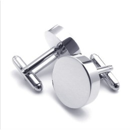 Skillful Manufacture Color Brilliancy Excellent Quality Titanium Cufflinks