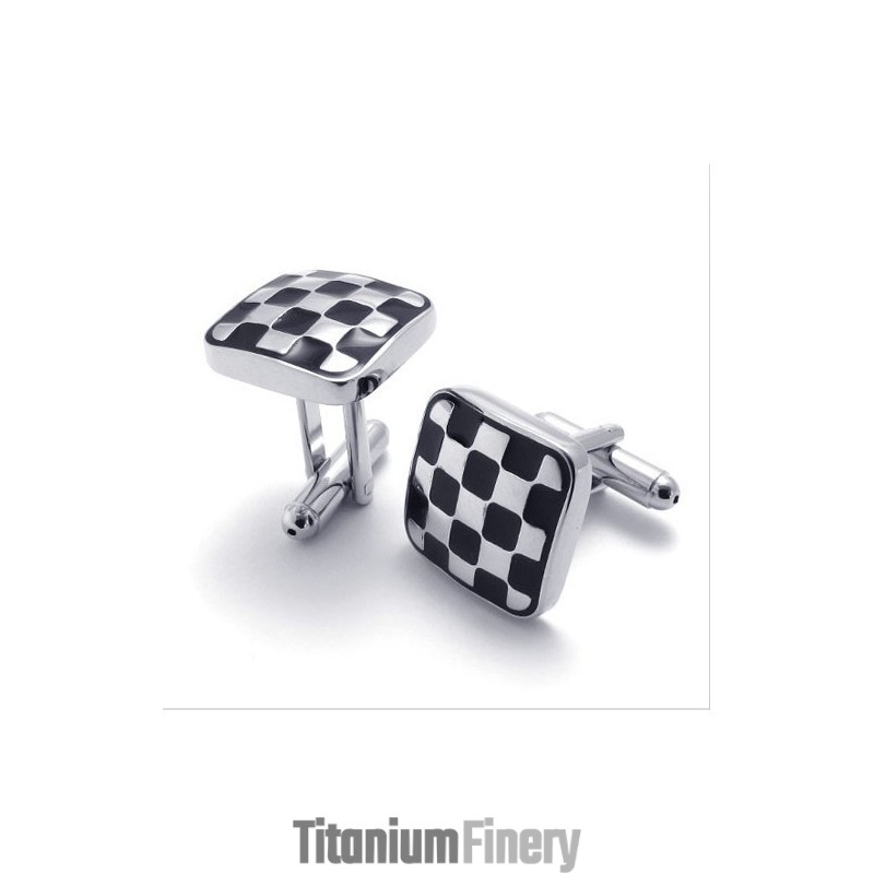 Rational Construction Delicate Colors High Quality Titanium Cufflinks