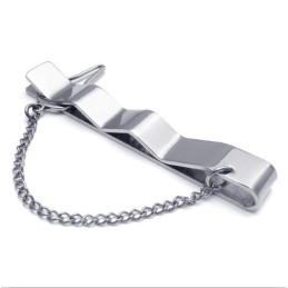 Finely Processed Color Brilliancy Superior Quality Titanium Tie Clips