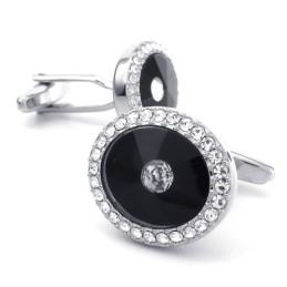 Elegant Shape Delicate Colors High Quality Titanium Cufflinks