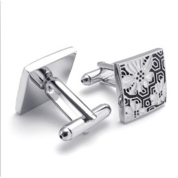 Attractive Design Color Brilliancy High Quality Titanium Cufflinks