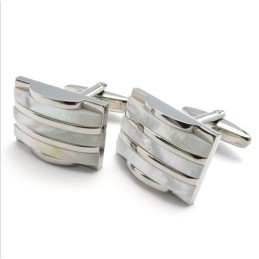 Elegant Shape Color Brilliancy Superior Quality Titanium Cupronickel Cufflinks