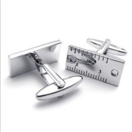 Finely Processed Color Brilliancy Superior Quality Titanium Cupronickel Cufflinks