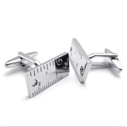 Finely Processed Color Brilliancy Superior Quality Titanium Cupronickel Cufflinks