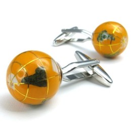 Sophisticated Technology Colorful Brilliancy Excellent Quality Titanium Cufflinks