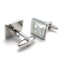 Latest Technology Colorful Brilliancy Excellent Quality Titanium Cufflinks