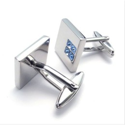 Elegant Shape Color Brilliancy High Quality Titanium Cufflinks