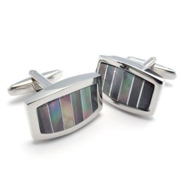 Professional Design Color Brilliancy Excellent Quality Titanium Cupronickel Cufflinks