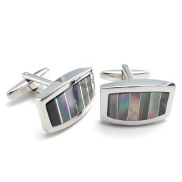Professional Design Color Brilliancy Excellent Quality Titanium Cupronickel Cufflinks