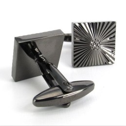 Sophisticated Technology Delicate Colors High Quality Titanium Cufflinks