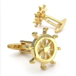 Skillful Manufacture Color Brilliancy High Quality Titanium Cufflinks