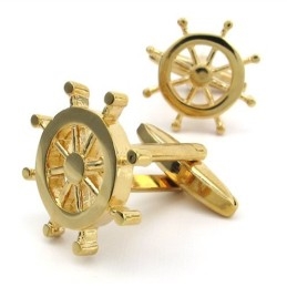 Skillful Manufacture Color Brilliancy High Quality Titanium Cufflinks
