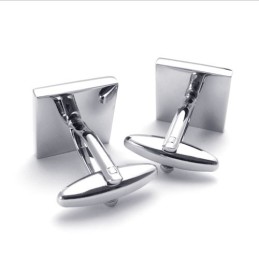 Rational Construction Color Brilliancy Excellent Quality Titanium Cupronickel Cufflinks
