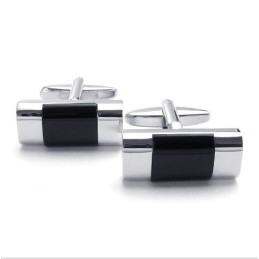 Latest Technology Colorful Brilliancy High Quality Titanium Cupronickel Cufflinks