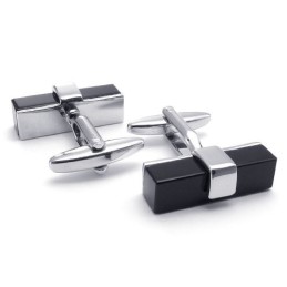 Sophisticated Technology Delicate Colors Durable In Use Titanium Cufflinks