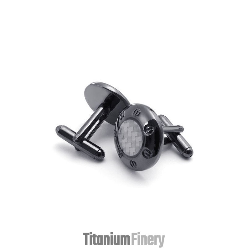 Finely Processed Delicate Colors Excellent Quality Titanium Cufflinks Finely Processed Delicate Colors Excellent Quality Titanium Cufflinks