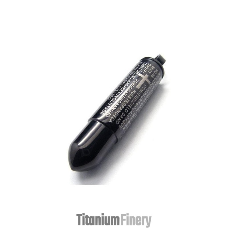 Men Black Pure Titanium Cross Necklace Bullet Pendant Men Black Pure Titanium Cross Necklace Bullet Pendant
