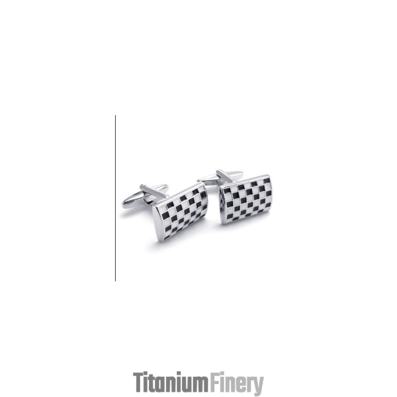 Finely Processed Delicate Colors Superior Quality Titanium Cufflinks Finely Processed Delicate Colors Superior Quality Titanium Cufflinks