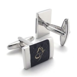 Attractive Design Delicate Colors Dependable Performance Superior Quality Titanium Cufflinks