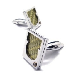 Attractive Design Color Brilliancy Superior Quality Titanium Cufflinks