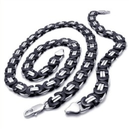 Skillful Manufacture Delicate Colors High Quality Titanium Jewelry Set Including Necklace, Bracelet