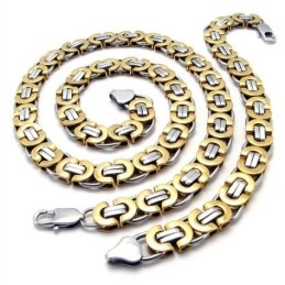 Latest Technology Color Brilliancy Superior Quality Titanium Jewelry Set Including Necklace, Bracelet