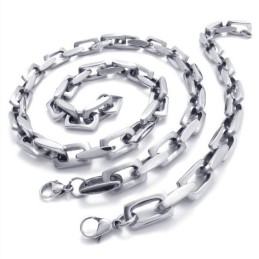 Professional Design Color Brilliancy Excellent Quality Titanium Jewelry Set Including Necklace, Bracelet