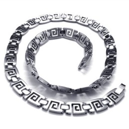 Skillful Manufacture Color Brilliancy Excellent Quality Titanium Jewelry Set Including Necklace, Bracelet