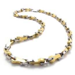Modern Design Color Brilliancy Stable Quality Titanium Jewelry Set Including Necklace, Bracelet