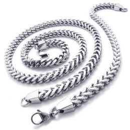 Rational Construction Color Brilliancy High Quality Titanium Jewelry Set Including Necklace, Bracelet