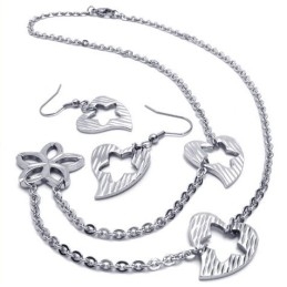 Skillful Manufacture Color Brilliancy Reliable Quality Titanium Jewelry Set Including Necklace, Pendant, Earring