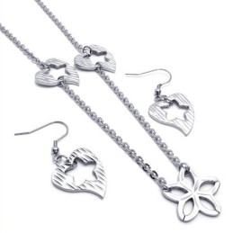 Skillful Manufacture Color Brilliancy Reliable Quality Titanium Jewelry Set Including Necklace, Pendant, Earring