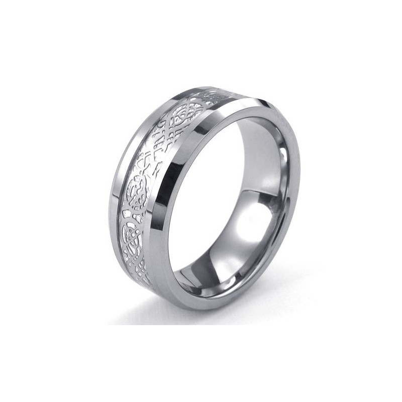 Beautiful Design Color Brilliancy Stable Quality Tungsten Ring