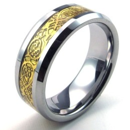 Finely Processed Pretty And Colorful Stable Quality Tungsten Ring