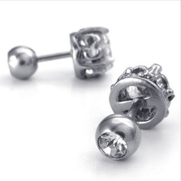 Finely Processed Beautiful In Colors Reliable Quality Titanium Earrings