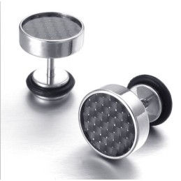 Finely Processed Delicate Colors Stable Quality Titanium Earrings