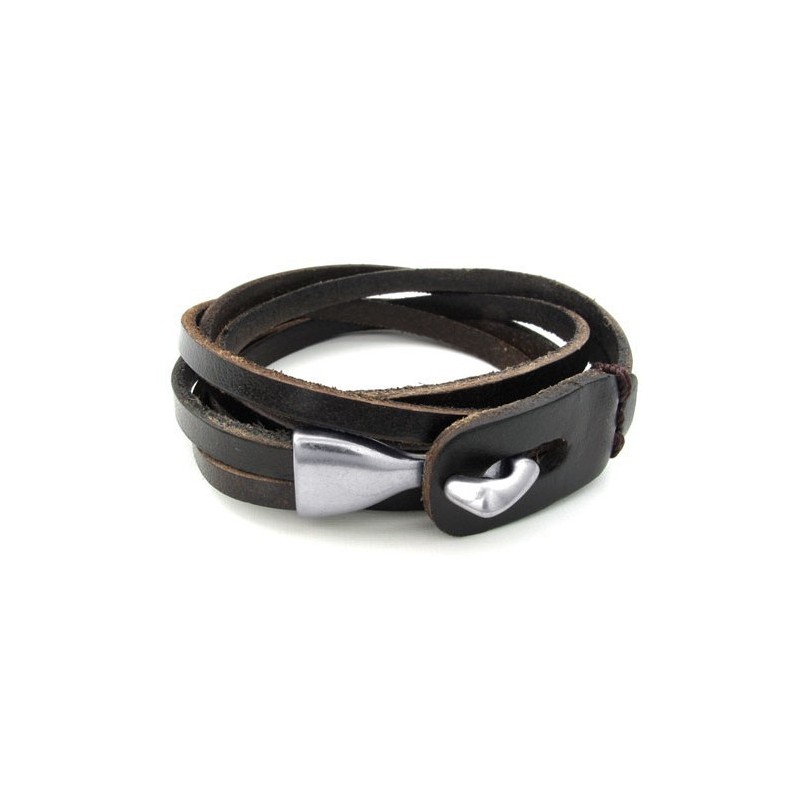 Elegant Shape Delicate Colors High Quality Titanium Leather Bangle Elegant Shape Delicate Colors High Quality Titanium Leather Bangle