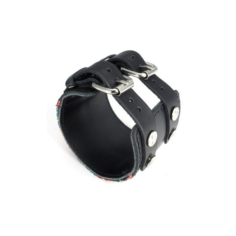Beautiful Design Colorful Excellent Quality Titanium Leather Bangle Beautiful Design Colorful Excellent Quality Titanium Leather Bangle
