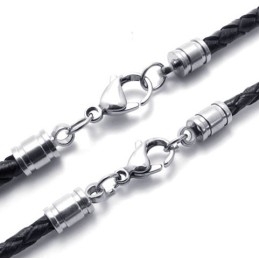 Deft Design Delicate Colors High Quality Titanium Leather Necklace