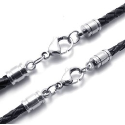 Skillful Manufacture Delicate Colors Excellent Quality Titanium Leather Necklace