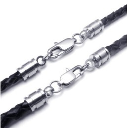 Deft Design Delicate Colors World-Wide Renown Titanium Leather Necklace