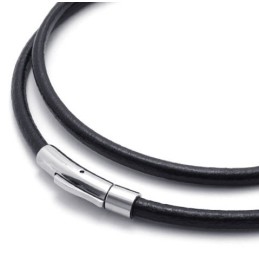 Sophisticated Technology Delicate Colors Reliable Reputation Titanium Leather Necklace