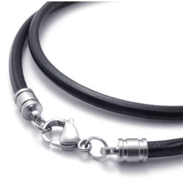 Skillful Manufacture Delicate Colors Stable Quality Leather Necklace