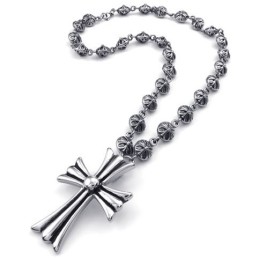 Skillful Manufacture Delicate Colors Stable Quality Titanium Cross Pendant