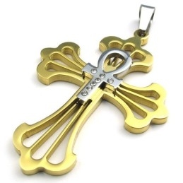 Latest Technology Color Brilliancy Reliable Quality Titanium Cross Pendant