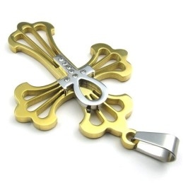 Latest Technology Color Brilliancy Reliable Quality Titanium Cross Pendant