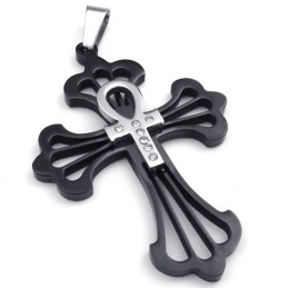 Deft Design Delicate Colors Reliable Quality Titanium Cross Pendant