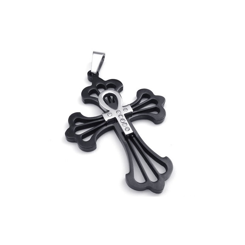 Deft Design Delicate Colors Reliable Quality Titanium Cross Pendant